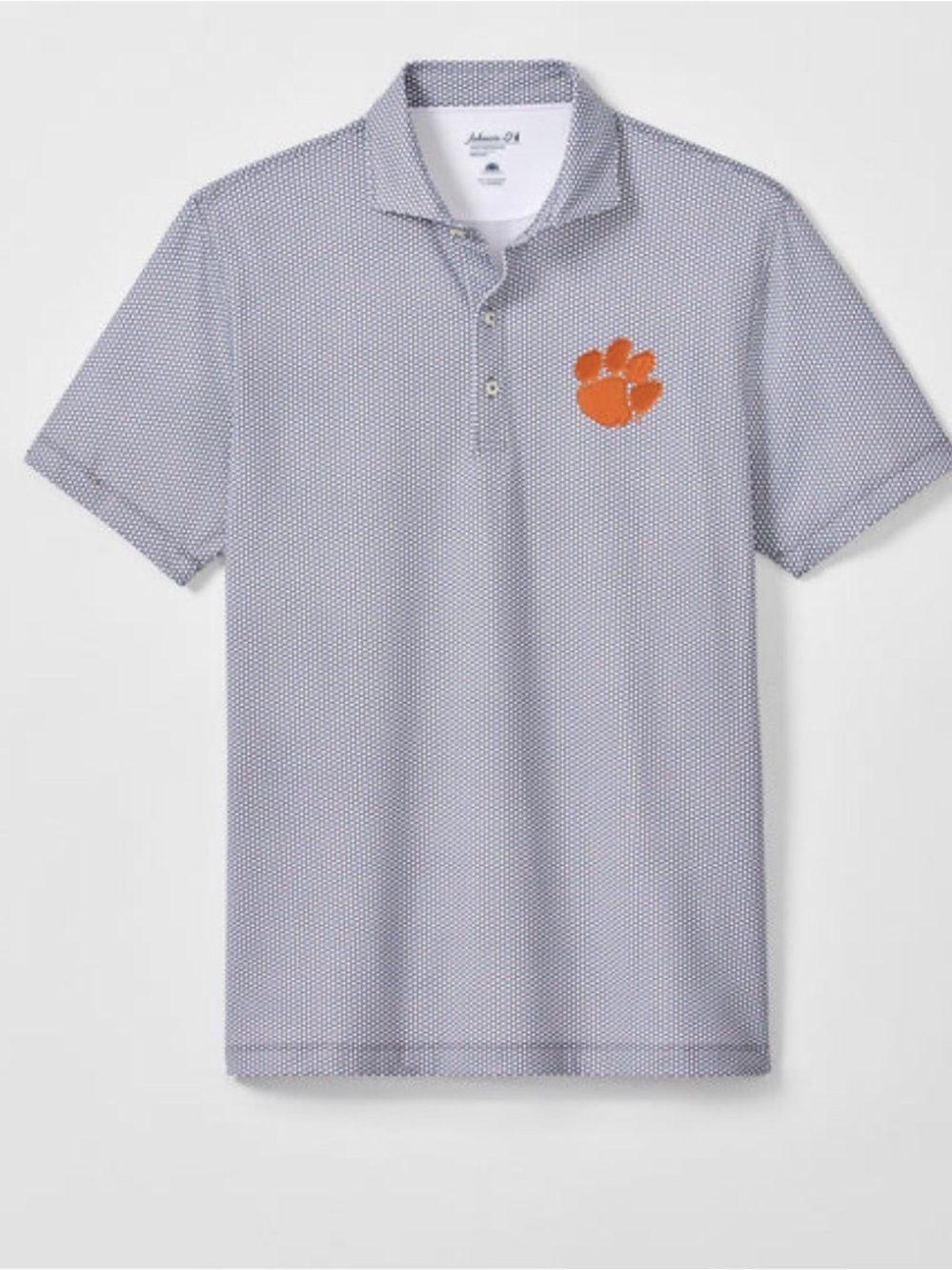 Johnnie-O Clemson University Hex Performance Jersey Polo size XXL